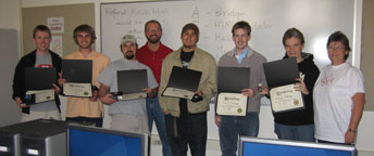 Winners of the student programming contest