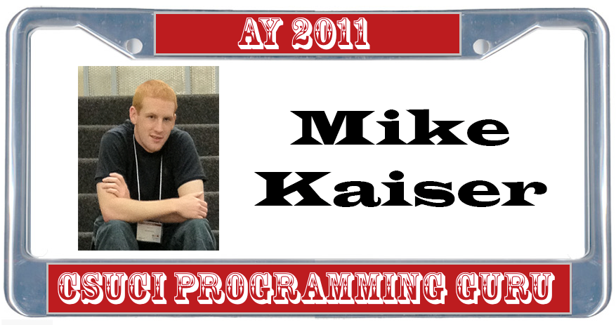 Michael Kaiser CI Programming GURU 2011/2012